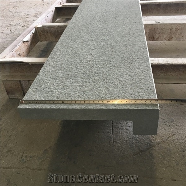 China Flamed Bluestone Blue Stone Outdoor Stair Steps