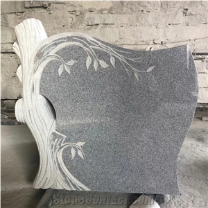 China Grey Granite Headstone American Style