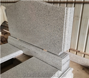 China Grey Granite Israel Style Double Monuments