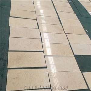Polished Galala Beige Marble Flooring Walling Tiles
