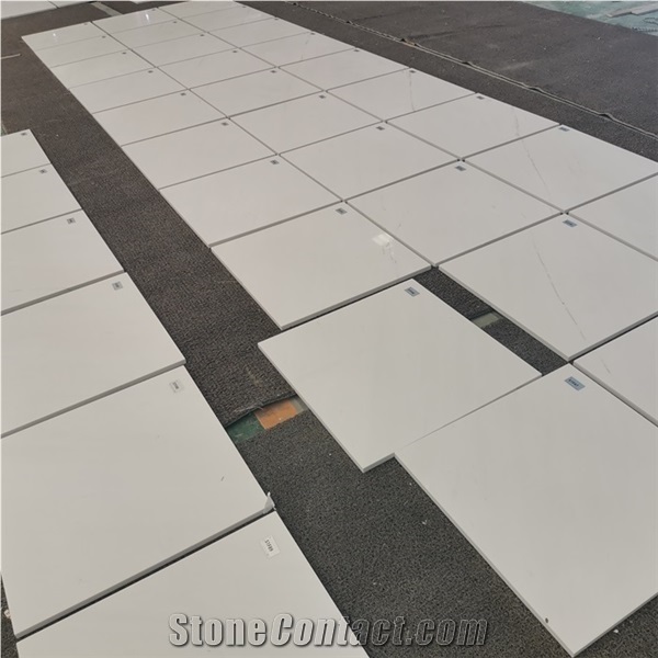 Polished New Ariston White Marble Flooring Tiles