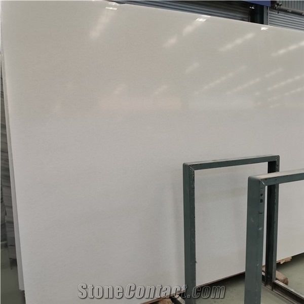 Polished Pure Crystal White Marble Slabs