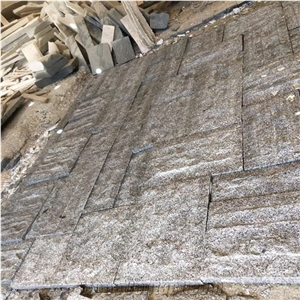 Split China Black Granite Walling Patchwork Tiles