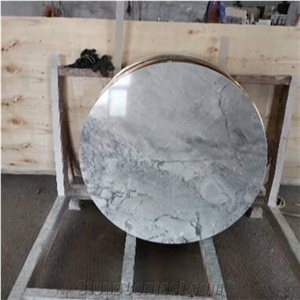 Super White Quartzite Round Table Tops Wholesale