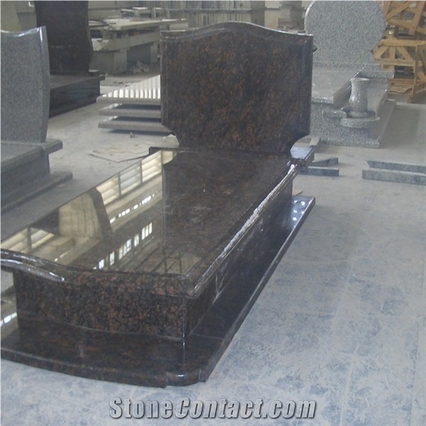 Tan Brown Granite Monuments China Facory Manufacture
