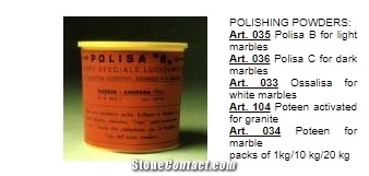 Polisa Polishing Powders for Marble, Granite