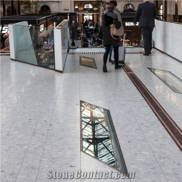 Agglomerated Marble - Resin-Marble, Cement-Marble Internal Flooring
