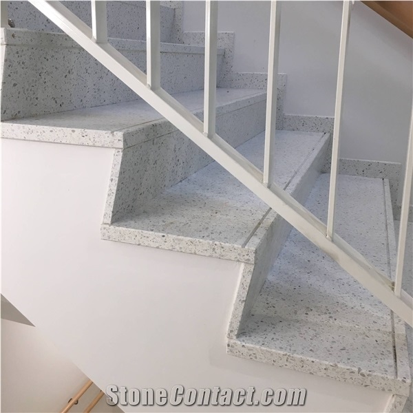 Resin-Marble and Cement-Marble Internal Stairs