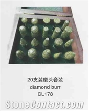 Diamond Burr, 20pcs/Set, Cl178