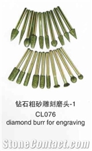 Diamond Burr for Engraving Cl075-Cl076