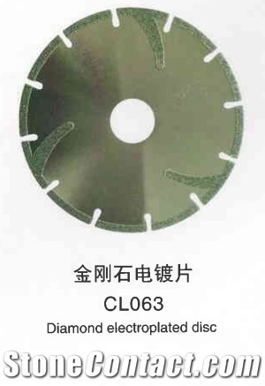 Diamond Electroplated Disc Cl062-Cl064