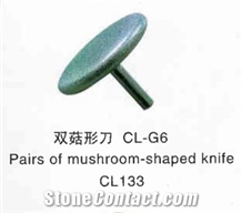 Double Mushroom-Shaped Knife Cl133