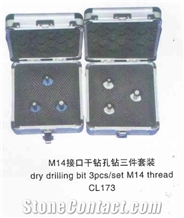 M14 Thread Dry Drilling Bit, 3pcs/Set, Cl173