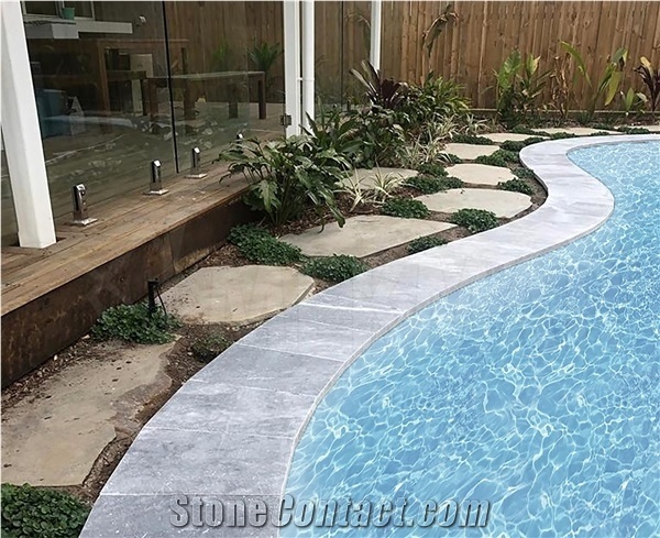 Bluestone Natural Marble Pool Tiles, Pool Deck Pavers