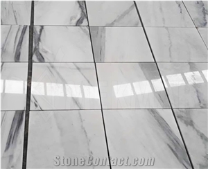 Mende White Line Marble Tiles