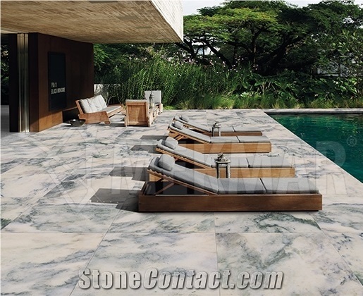 Oasis Grey Marble Floor Tiles