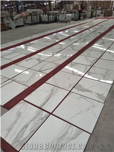High Quality Italian White Carrara Marble Tile Stone