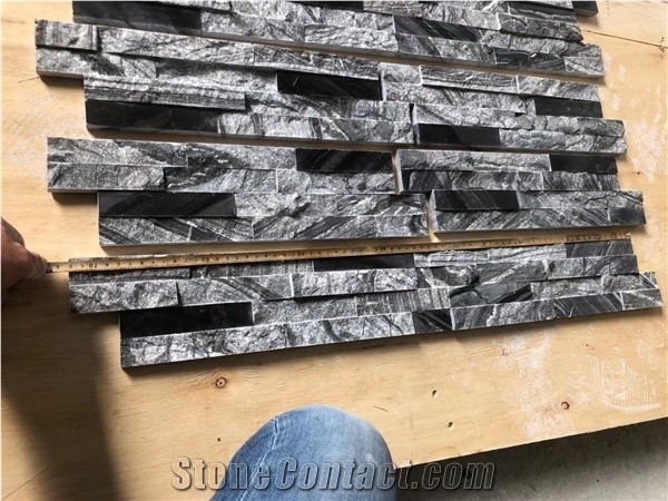 Split Slate Ledge Culture Stacked Stone Veneer Wall
