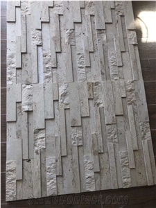 White Wood Vein Marble Ledge Stone Veneer Culture