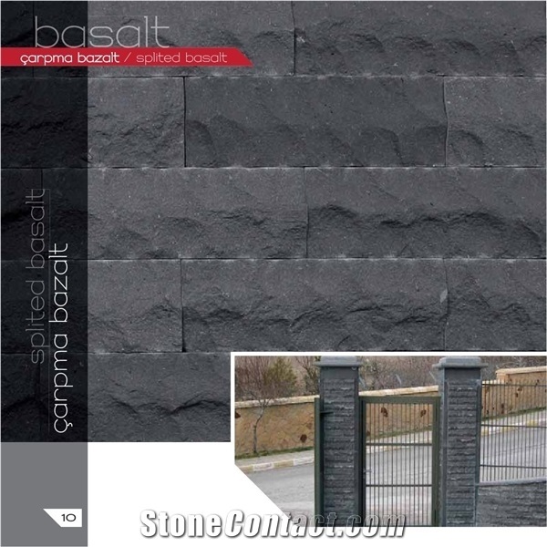 Black Basalt Split Wall Cladding