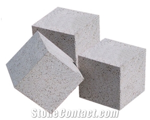 Grey Andesite Cube Stone, Cobble Stone