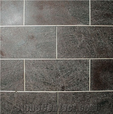 Honed- Polished Grey Andesite Wall Tiles