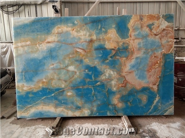 Blue Onyx Jade Stone Wall Tile,Bue Onyx Floor Tile