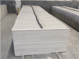 China White Wooden Grain Marble Wall Tile,Wooden Vein Marble