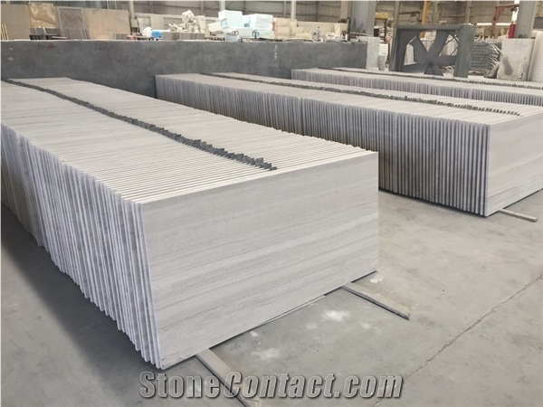China White Wooden Grain Marble Wall Tile,Wooden Vein Marble