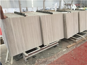 China Wood Marble Tile,Chinese White Wood Marble Floor Tile