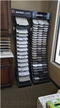 Customized Size Stone Display Rack For Quartz