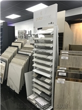 Polar Stone And Quartz Display Stand For Samples