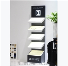 Quartz Flooring Sample Display Stand With Led Light