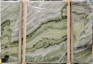 Brilliant Green Marble Slabs