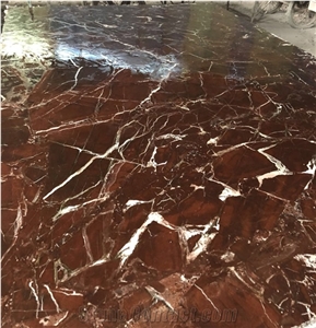 Rosso Levanto Red Marble Cut To Size Slabs For Wall