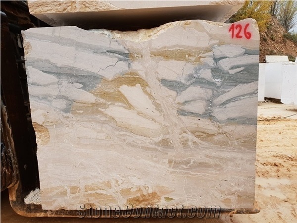Breccia Oniciata Beige Marble Blocks from Own Quarry