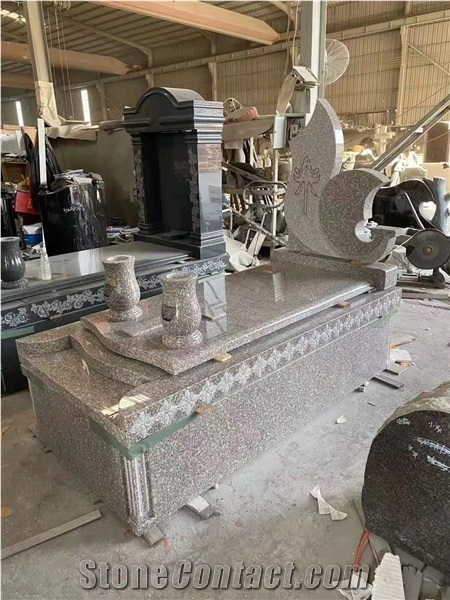 China G654 Black Granite Polished Monument & Tombstone