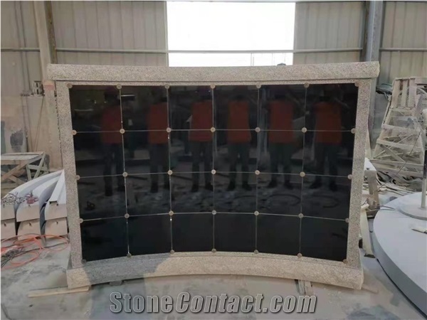 G603 and Shangxi Black Granite Polished Monument