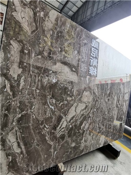 Chinese Venice Brown Marble Slabs for Hotel Projects