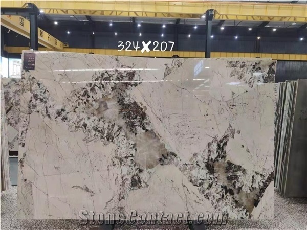 Pandora White Patagonia Granite Floor Wall Slab Tile