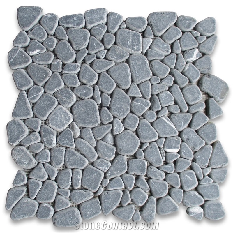 Marble Pebble Stone Mosaic Tile Tumbled