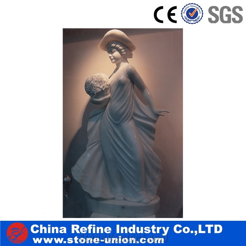 Abstract Angel Hand Carving Craft Stone, Statue