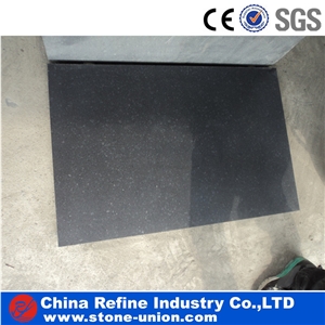 Black Granite Honed Tile,G684 Flamed Flooring