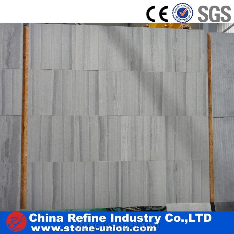 Blue Wooden Veins And Grains Marble Tiles &Slabs