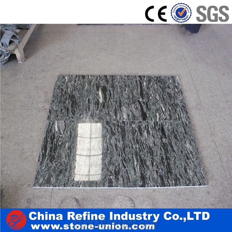 Cheap Yunnan Green Granite Polished Granite Tiles