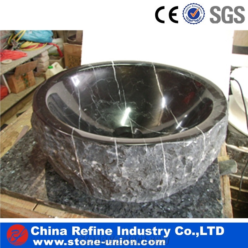 China Brown Marble Sinks,Stone Vessel Basins