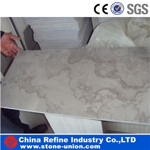 China Good Quality White Wooden Grain Marble Slabs