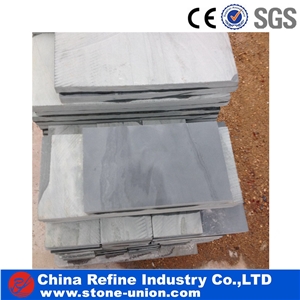 China Honed Natural Green Slate Tiles Paving Stone