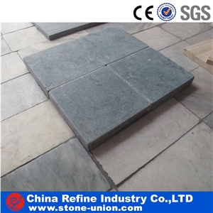 Chinese Black Limestone Flooring Tiles & Slabs