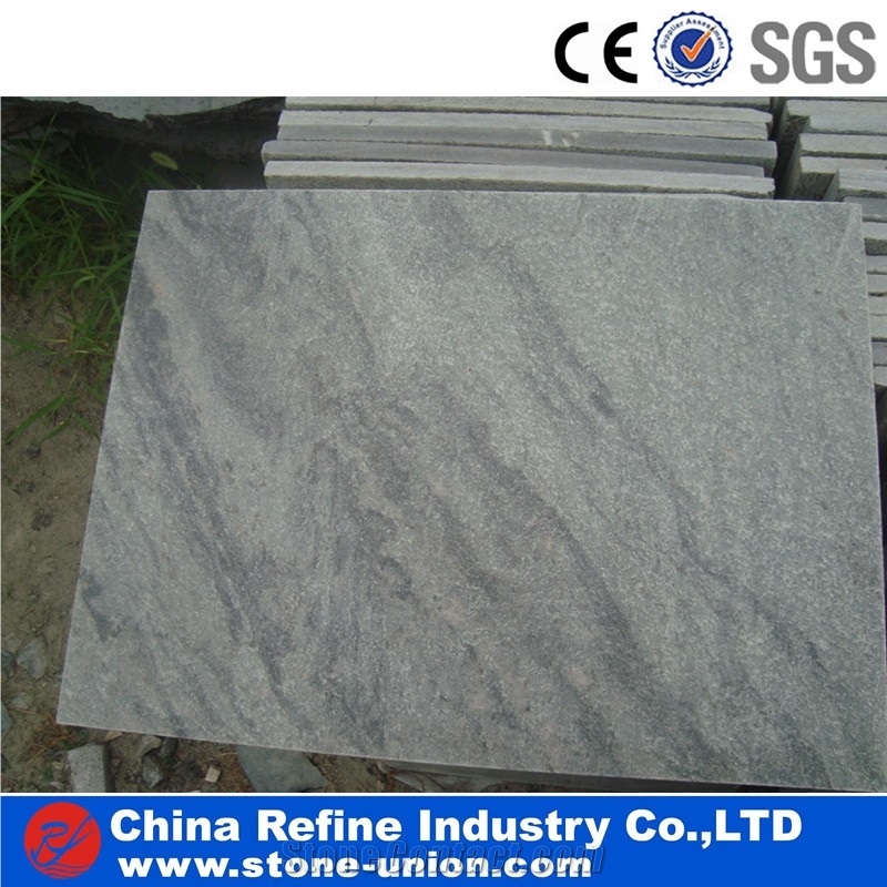 Chinese Green Natural Quartzite  Flamed Flooring Tiles